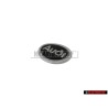 Γνήσιο Audi Πλαϊνό Σήμα Έμβλημα Μάυρο Χρωμέ - 4A0853621 2ZZ