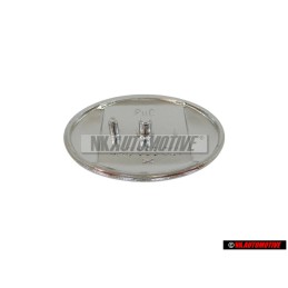 Γνήσιο Audi Πλαϊνό Σήμα Έμβλημα Μάυρο Χρωμέ - 4A0853621 2ZZ