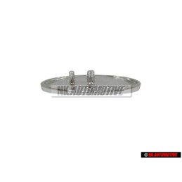 Γνήσιο Audi Πλαϊνό Σήμα Έμβλημα Μάυρο Χρωμέ - 4A0853621 2ZZ