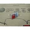 Γνήσιο Audi S2 Πλακέτα Σήμα Έμβλημα Τιμονιού Χρωμέ Κόκκινο - 8A0419685D