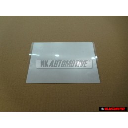 Γνήσιο VW Μεμβράνη Ψευδαργ., Αυτοκόλλητη - D 381ZN1A2