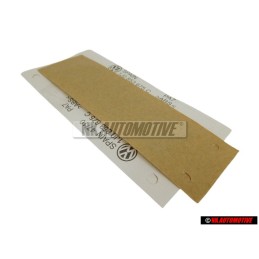 Γνήσιο VW VR6 Οπίσθιο Σήμα Έμβλημα Χρωμέ - 1J0853675C 739