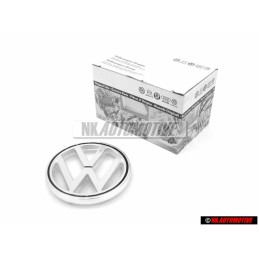 Γνήσιο VW Εμπρόσθιο Σήμα Έμβλημα Καπό Χρωμέ - 113853601B