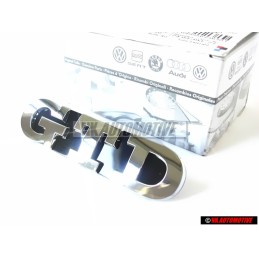 Γνήσιο VW GTD Εμπρόσθιο Σήμα Έμβλημα Μάσκας Χρωμέ - 5K0853679 739