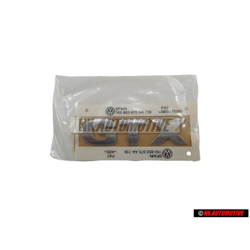 Γνήσιο VW Επιγραφή Χρωμέ - 1K0853675AA739