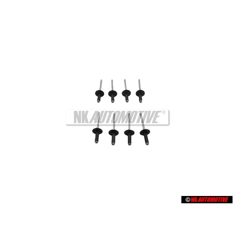 8x Γνήσιο VW Τυφλό Πριτσίνι - N 90634901