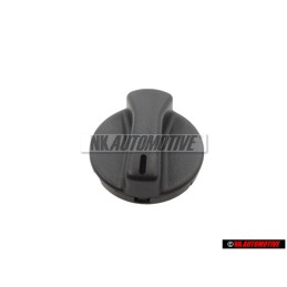 Γνήσιο VW Κουμπί Σατινέ Μαύρο - 357819129 01C