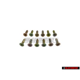 12x Γνήσιο VW Λαμαρινόβιδα, Βυθιζόμενη - N 0139981