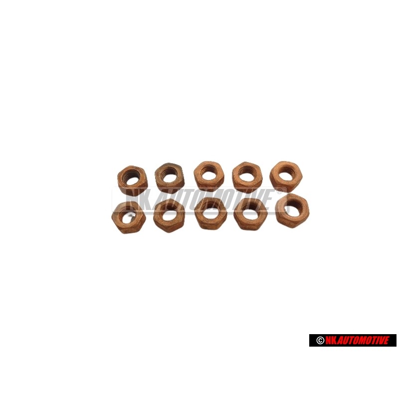 10x Γνήσιο VW Εξαγωγικό Παξιμάδι - N 01100822