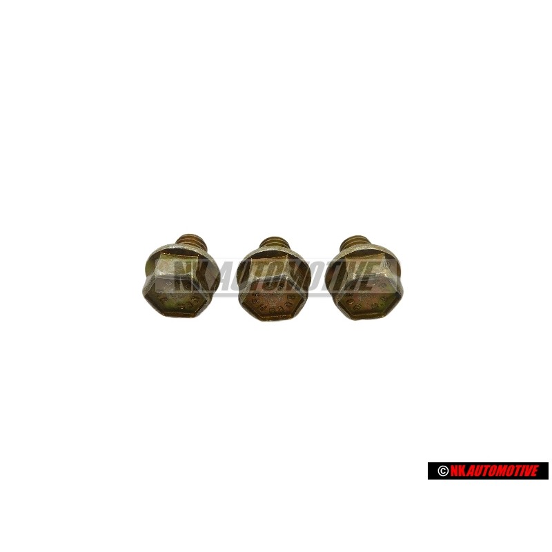 3x Γνήσιο VW Βίδα Με Εξαγωνική Κεφαλή - N 90483201