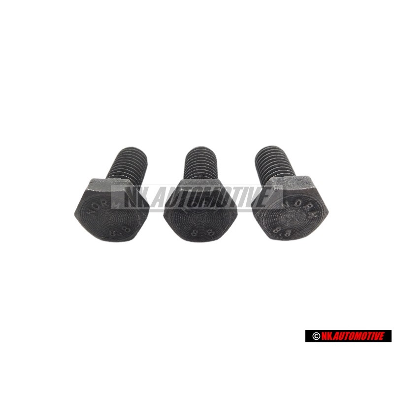 3x Γνήσιο VW Βίδα Με Εξαγωνική Κεφαλή - N 01023911