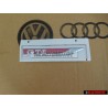 Γνήσιο VW GTI Πλαϊνό Σήμα Έμβλημα Χρωμέ Κόκκινο - 5G0853688ATJZQ