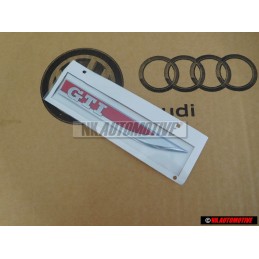 Γνήσιο VW GTI Πλαϊνό Σήμα Έμβλημα Χρωμέ Κόκκινο - 5G0853688ATJZQ