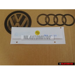 Γνήσιο VW GTI Πλαϊνό Σήμα Έμβλημα Χρωμέ Κόκκινο - 5G0853688ATJZQ