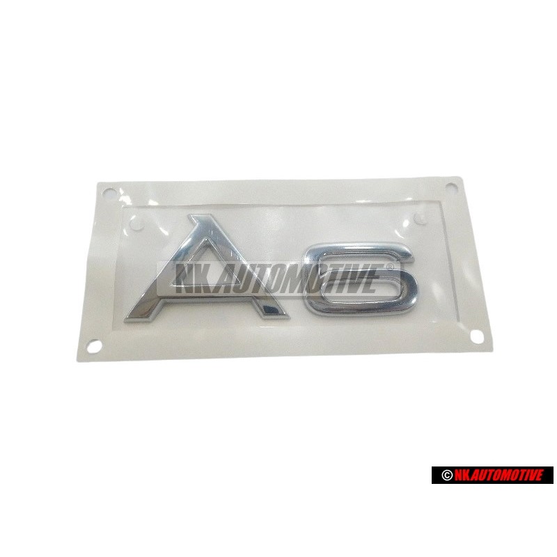 Γνήσιο Audi A6 Οπίσθιο Σήμα Έμβλημα Χρωμέ - 4B0853741C 2ZZ
