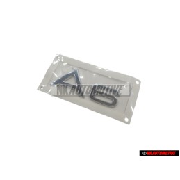 Γνήσιο Audi A6 Οπίσθιο Σήμα Έμβλημα Χρωμέ - 4B0853741C 2ZZ
