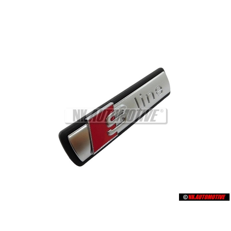 Γνήσιο Audi S-LINE Εμπρόσθιο Σήμα Έμβλημα Μάσκας Χρωμέ Κόκκινο - 4F0853736A VUJ