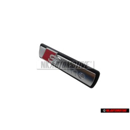 Γνήσιο Audi S-LINE Εμπρόσθιο Σήμα Έμβλημα Μάσκας Χρωμέ Κόκκινο - 4F0853736A VUJ