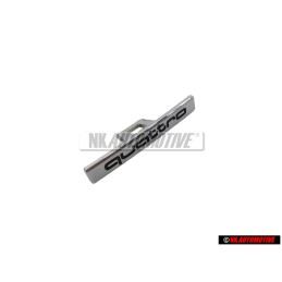 Γνήσιο Audi QUATTRO Εμπρόσθιο Σήμα Έμβλημα Μάσκας Χρωμέ - 8K9853736 2ZZ