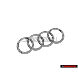 Γνήσιο Audi Δαχτυλίδια Οπίσθιο Σήμα Έμβλημα Χρωμέ - 4L0853742 2ZZ