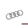 Γνήσιο Audi Δαχτυλίδια Οπίσθιο Σήμα Έμβλημα Χρωμέ - 4L0853742 2ZZ