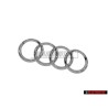 Γνήσιο Audi Δαχτυλίδια Οπίσθιο Σήμα Έμβλημα Χρωμέ - 4L0853742 2ZZ