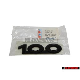 Γνήσιο Audi 100 Οπίσθιο Σήμα Έμβλημα Μάυρο - 431853741A 2FA