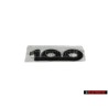 Γνήσιο Audi 100 Οπίσθιο Σήμα Έμβλημα Μάυρο - 431853741A 2FA