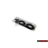 Γνήσιο Audi 100 Οπίσθιο Σήμα Έμβλημα Μάυρο - 431853741A 2FA