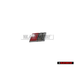 Γνήσιο Audi S4 Πλακέτα Σήμα Έμβλημα Τιμονιού Χρωμέ Κόκκινο - 8A0419685B