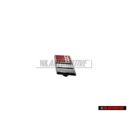 Γνήσιο Audi S4 Πλακέτα Σήμα Έμβλημα Τιμονιού Χρωμέ Κόκκινο - 8A0419685B