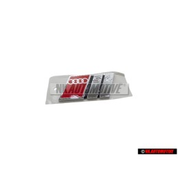 Γνήσιο Audi S4 Οπίσθιο Σήμα Έμβλημα Χρωμέ Κόκκινο - 8D5853737G 2ZZ