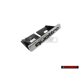 Γνήσιο Audi QUATTRO Εμπρόσθιο Σήμα Έμβλημα Μάσκας Χρωμέ - 8P4853736B 2ZZ