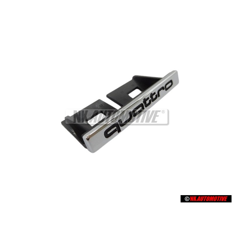 Γνήσιο Audi QUATTRO Εμπρόσθιο Σήμα Έμβλημα Μάσκας Χρωμέ - 8P4853736B 2ZZ