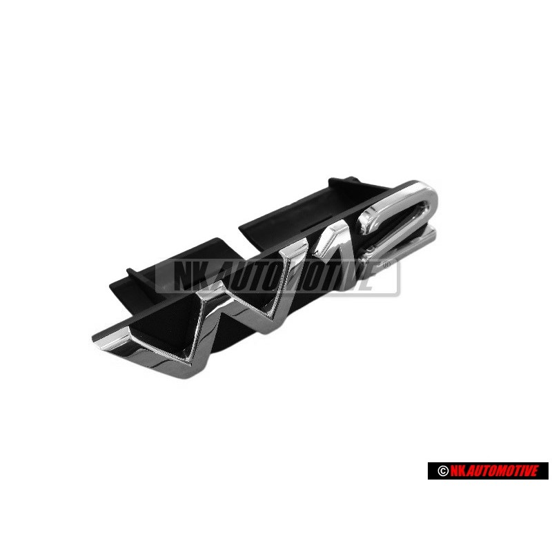 Γνήσιο Audi W12 Εμπρόσθιο Σήμα Έμβλημα Μάσκας Χρωμέ - 4E0853738 2ZZ