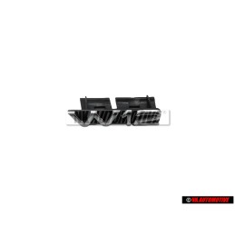 Γνήσιο Audi W12 Εμπρόσθιο Σήμα Έμβλημα Μάσκας Χρωμέ - 4E0853738 2ZZ