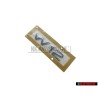 Γνήσιο Audi W12 Οπίσθιο Σήμα Έμβλημα Χρωμέ - 4E0853743T 2ZZ