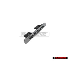 Γνήσιο Audi QUATTRO Εμπρόσθιο Σήμα Έμβλημα Μάσκας Χρωμέ - 8D0853736 2ZZ