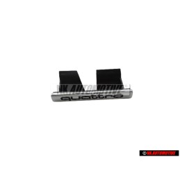 Γνήσιο Audi QUATTRO Εμπρόσθιο Σήμα Έμβλημα Μάσκας Χρωμέ - 8H0853736 2ZZ