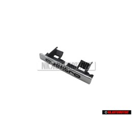 Γνήσιο Audi QUATTRO Εμπρόσθιο Σήμα Έμβλημα Μάσκας Χρωμέ - 8D0853736D 2ZZ