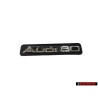 Γνήσιο Audi AUDI 80 Σήμα Έμβλημα Ταμπλό Μάυρο Χρωμέ - 8A0853681D