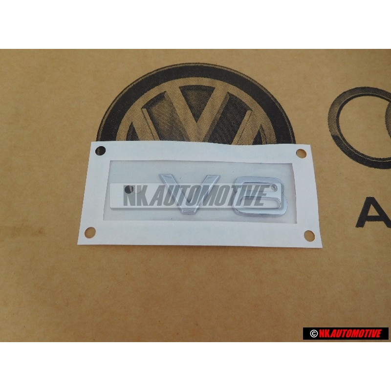 Γνήσιο Audi V8 Οπίσθιο Σήμα Έμβλημα Χρωμέ - 8E0853601B