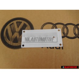 Γνήσιο Audi V8 Οπίσθιο Σήμα Έμβλημα Χρωμέ - 8E0853601B