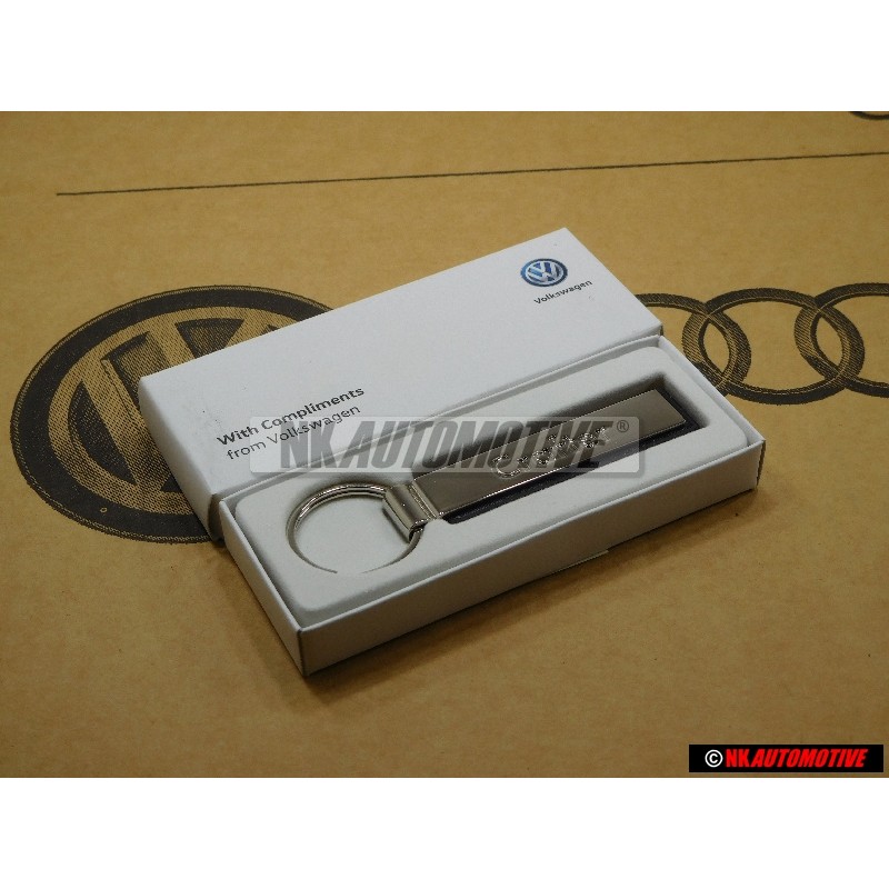 Γνήσιο VW Μπρελόκ Κλειδιού Ασημί/Μαύρο - 000087010K YPN