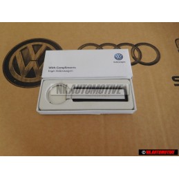 Γνήσιο VW Μπρελόκ Κλειδιού Ασημί/Μαύρο - 000087010K YPN