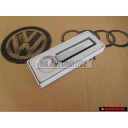 Γνήσιο VW Μπρελόκ Κλειδιού Ασημί/Μαύρο - 000087010K YPN
