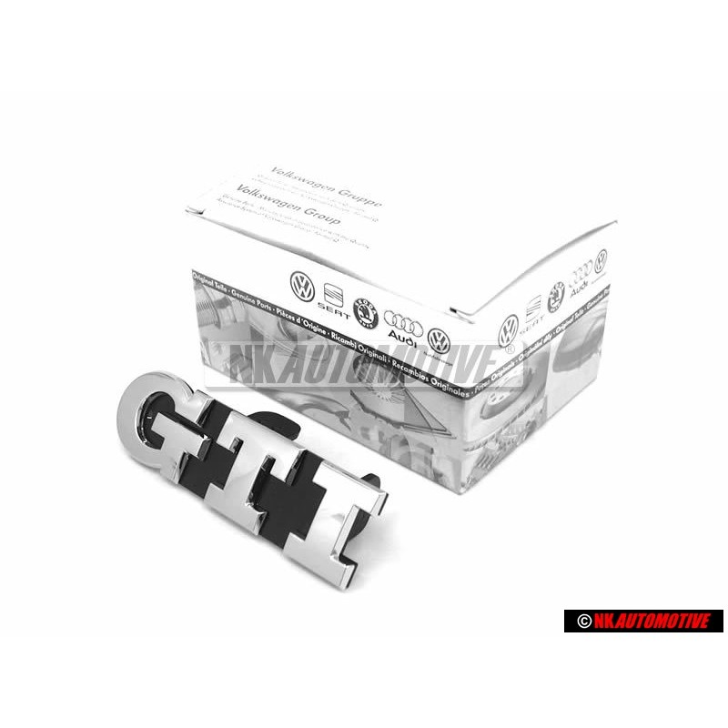 Γνήσιο VW GTI Εμπρόσθιο Σήμα Έμβλημα Μάσκας Χρωμέ - 6C0853948D FOD