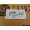 Γνήσιο Audi S8 Οπίσθιο Σήμα Έμβλημα Χρωμέ Κόκκινο - 4D0853735A 2ZZ