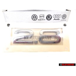 Γνήσιο Audi 2.8 Οπίσθιο Σήμα Έμβλημα Χρωμέ - 4B0853743L 2ZZ