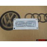 Γνήσιο Audi 2.8 Οπίσθιο Σήμα Έμβλημα Χρωμέ - 4B0853743L 2ZZ